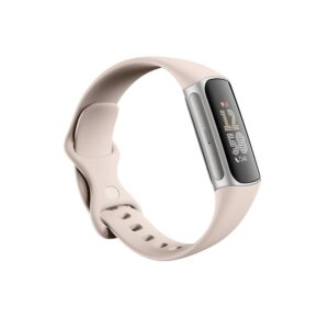 Fitbit Charge 6 AMOLED Fizinio aktyvumo stebėjimo apyrankė Rusvai gelsvas, Sidabras - Image 3
