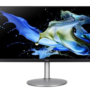 Acer CB342CU kompiuterio monitorius 86,4 cm (34") 3440 x 1440 pikseliai UltraWide Quad HD LCD Juoda, Sidabras