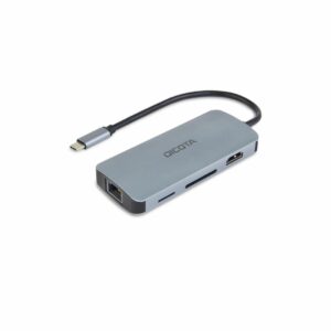 DICOTA D32062 sąsajos šakotuvas C tipo USB Sidabras - Image 1