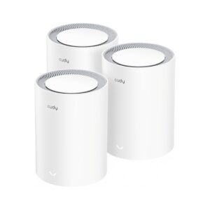 Cudy AX3000 Wi-Fi 6 Mesh 2.5G Solution Dviguba juosta (2,4 GHz / 5 GHz) Wi-Fi 6 (802.11ax) Balta Vidinis