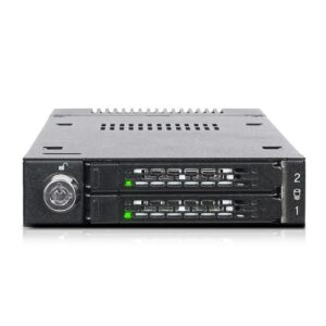 Icy Dock ToughArmor MB834M2K-B SSD korpusas Juoda M.2 - Image 1