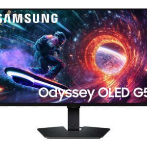 Samsung G50F kompiuterio monitorius 68,6 cm (27") 2560 x 1440 pikseliai Quad HD OLED Juoda