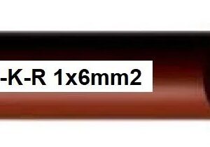 Photovoltaic cable // MG Wires // 1x6mm2, 0.6/1kV red H1Z2Z2-K-R-6mm2 RD, 50m package - Image 1