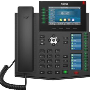 Fanvil X6U V2 IP telefonas Juoda 20 linijos LCD „Wi-Fi“ - Image 2