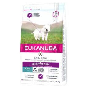 EUKANUBA Daily Care Adult Sensitive Skin - sausas maistas šunims - 2,3kg