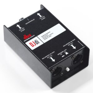 dbx DBXDJDI paskirstymo dėžutė „Passive direct box“ signalo konverteris Juoda - Image 2
