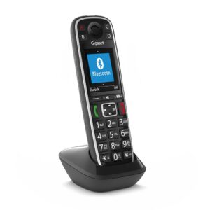 Gigaset E720HX Analoginio ryšio / DECT telefonas Skambintojo ID Juoda - Image 2