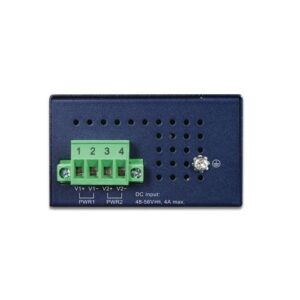PLANET IPOE-270-12V tinklo komutatorius Maitinimas per Eternetą (PoE) Mėlyna - Image 3