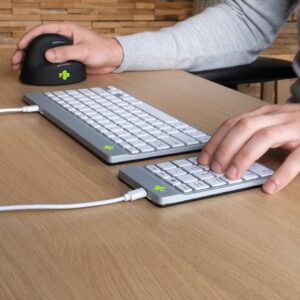 R-Go Tools RGOCONMWDWH skaičių klaviatūra Knyginis kompiuteris USB Balta - Image 3