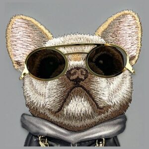 Nimmy dėklas Apple iPhone 16 6.1" gray Glasses Cool Dog - Image 9
