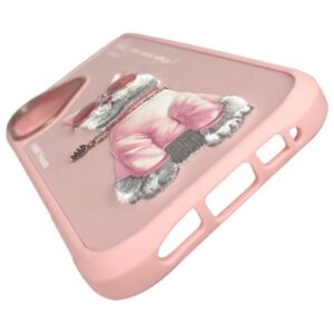 Nimmy dėklas Apple iPhone 16 6.1" pink Glasses Cool Cat - Image 8