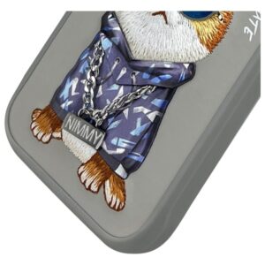 Nimmy dėklas Apple iPhone 16 Pro 6.3" gray Glasses Cool Cat - Image 4
