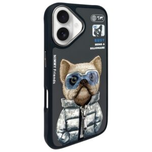 Nimmy dėklas Apple iPhone 16 6.1" juodos spalvos Cool&Cute 2.0 Dog - Image 2