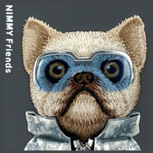 Nimmy dėklas Apple iPhone 16 6.1" juodos spalvos Cool&Cute 2.0 Dog - Image 10