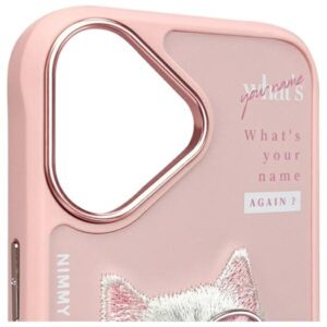 Nimmy dėklas Apple iPhone 16 6.1" rožinės spalvos Cool&Cute 2.0 Cat - Image 5
