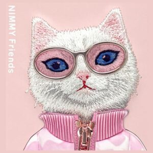 Nimmy dėklas Apple iPhone 16 6.1" rožinės spalvos Cool&Cute 2.0 Cat - Image 10
