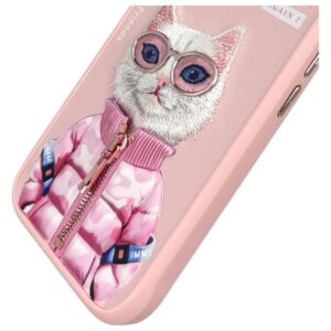 Nimmy dėklas Apple iPhone 16 6.1" rožinės spalvos Cool&Cute 2.0 Cat - Image 7