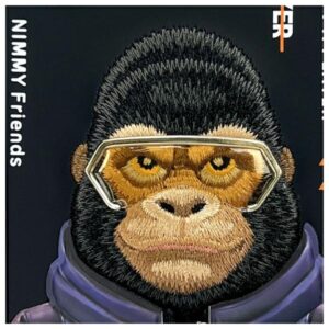 Nimmy dėklas Apple iPhone 16 6.1" juodos spalvos Cool&Cute 2.0 Monkey - Image 10
