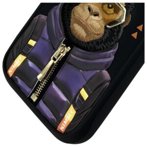 Nimmy dėklas Apple iPhone 16 Pro 6.3" juodos spalvos Cool&Cute 2.0 Monkey - Image 4