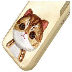 Nimmy dėklas Apple iPhone 16 6.1" khaki Big Eyed Pet 2.0 Cat - Image 6