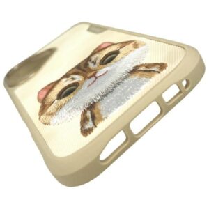 Nimmy dėklas Apple iPhone 16 6.1" khaki Big Eyed Pet 2.0 Cat - Image 7
