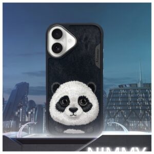 Nimmy dėklas Apple iPhone 16 6.1" juodos spalvos Big Eyed Pet 2.0 Panda - Image 10