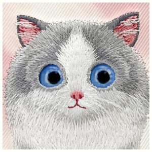 Nimmy dėklas Apple iPhone 16 6.1" rožinės spalvos Big Eyed Pet 2.0 Cat - Image 9