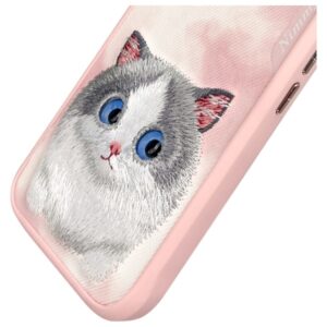 Nimmy dėklas Apple iPhone 16 6.1" rožinės spalvos Big Eyed Pet 2.0 Cat - Image 7