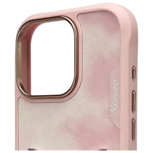 Nimmy dėklas Apple iPhone 16 Pro Max 6.9" rožinės spalvos Big Eyed Pet 2.0 Cat - Image 3