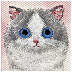 Nimmy dėklas Apple iPhone 16 Pro Max 6.9" rožinės spalvos Big Eyed Pet 2.0 Cat - Image 7