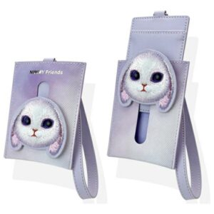 Nimmy card wallet violetinės spalvos Big Eyed Pet 2.0 Rabbit - Image 3