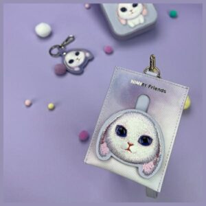 Nimmy card wallet violetinės spalvos Big Eyed Pet 2.0 Rabbit - Image 4