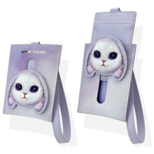 Nimmy 3in1 Set phone bag + wallet + locator case purple Big Eyed Pet 2.0 Rabbit - Image 8