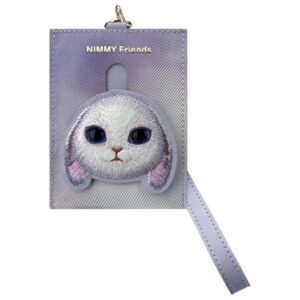 Nimmy 3in1 Set phone bag + wallet + locator case purple Big Eyed Pet 2.0 Rabbit - Image 3