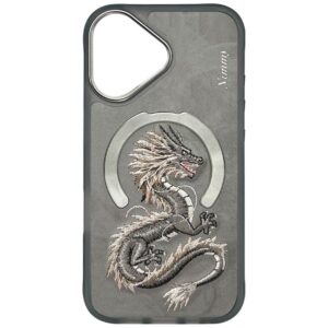 Nimmy Dragon MagSafe dėklas Apple iPhone 16 pilkos spalvos - Image 2