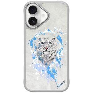 Nimmy Panther MagSafe dėklas Apple iPhone 16 light pilkos spalvos - Image 1