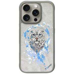 Nimmy Panther MagSafe dėklas Apple iPhone 16 Pro light pilkos spalvos - Image 1