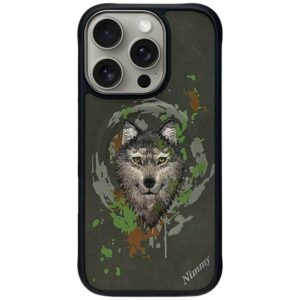Nimmy Wolf MagSafe dėklas Apple iPhone 16 Pro pilkos spalvos - Image 1