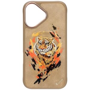 Nimmy Tiger MagSafe dėklas Apple iPhone 16 light rudos spalvos - Image 2