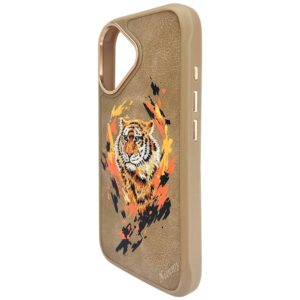 Nimmy Tiger MagSafe dėklas Apple iPhone 16 light rudos spalvos - Image 4