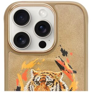 Nimmy Tiger MagSafe dėklas Apple iPhone 16 Pro light rudos spalvos - Image 2