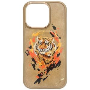 Nimmy Tiger MagSafe dėklas Apple iPhone 16 Pro light rudos spalvos - Image 4