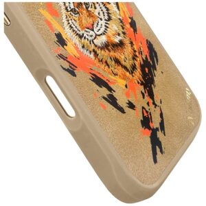 Nimmy Tiger MagSafe dėklas Apple iPhone 16 Pro light rudos spalvos - Image 7