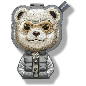 Magnetic pendant Nimmy Cool&Cute 2.0 Bear pilkos spalvos - Image 5