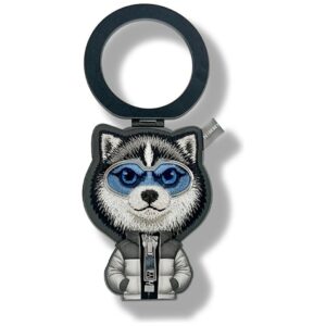 Magnetic pendant Nimmy Cool&Cute 2.0 Wolf juodos spalvos