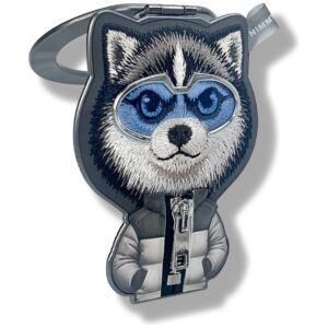 Magnetic pendant Nimmy Cool&Cute 2.0 Wolf juodos spalvos - Image 3