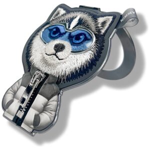 Magnetic pendant Nimmy Cool&Cute 2.0 Wolf juodos spalvos - Image 4