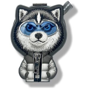 Magnetic pendant Nimmy Cool&Cute 2.0 Wolf juodos spalvos - Image 5