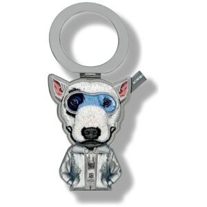 Magnetic pendant Nimmy Cool&Cute 2.0 Dog pilkos spalvos - Image 1