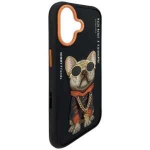 Dėklas Nimmy Glasses Cool Dog for Apple iPhone 17 juodos spalvos - Image 4